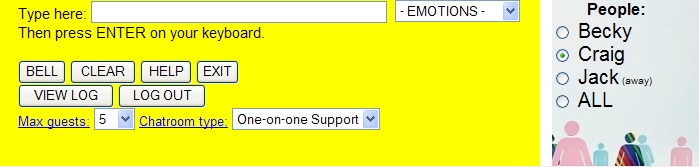 Dansie Chat admin control panel